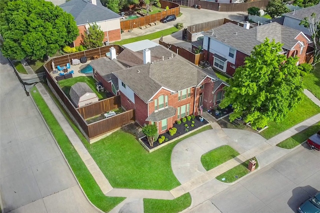 7612 Trevino Dr, Plano, TX 75025 - aerial view of residential area
