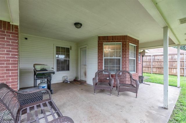 4910 Coyote Run, Abilene, TX 79602 - view of patio / terrace featuring fence and area for grilling
