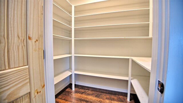 view of pantry