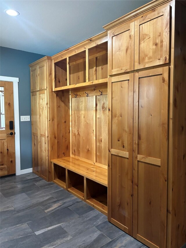209 E Meadows St, Saint Jo, TX 76265 - mudroom featuring baseboards