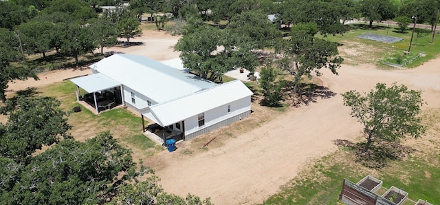 1609 Beech St, Cisco, TX 76437 - view from above of property with a tree filled landscape
