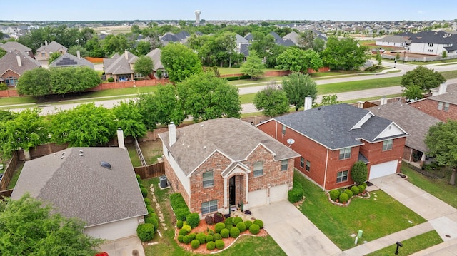 2409 Eisenhower Dr, Mckinney, TX 75071 - drone / aerial view featuring a residential view
