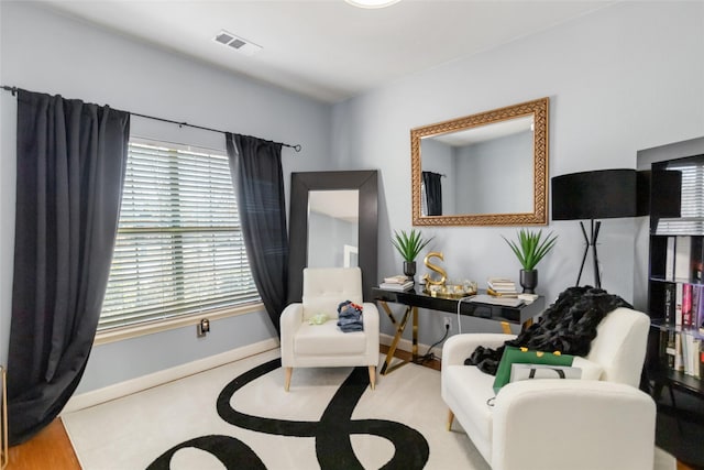 2409 Eisenhower Dr, Mckinney, TX 75071 - sitting room with baseboards and visible vents