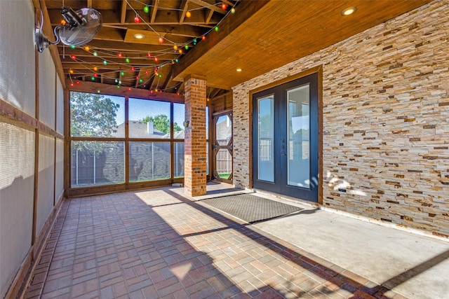 10401 Max Ln, Frisco, TX 75035 - unfurnished sunroom with french doors