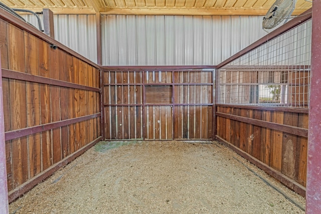 view of horse barn