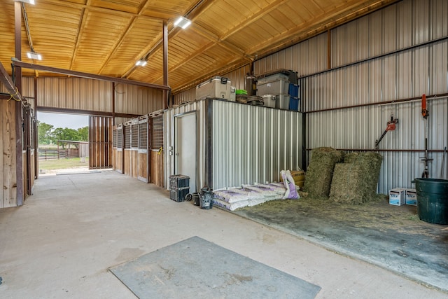 view of stable