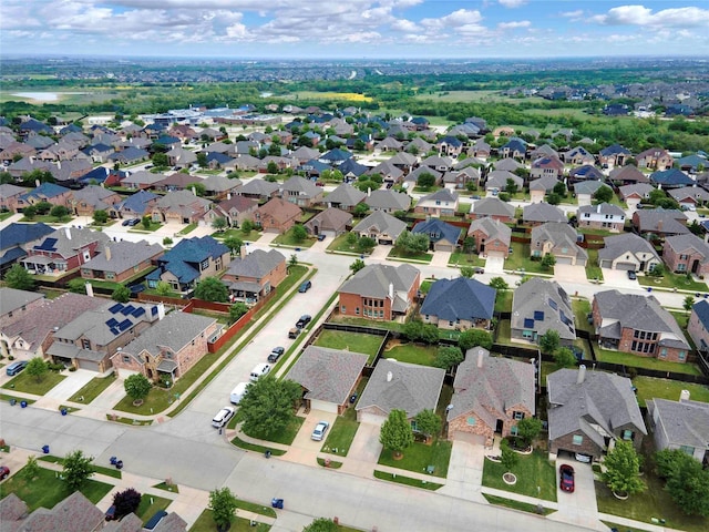 drone / aerial view featuring a residential view