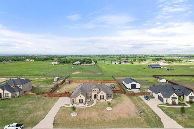 351 Evening Fire Dr, Waxahachie, TX 75167 - bird's eye view featuring a rural view