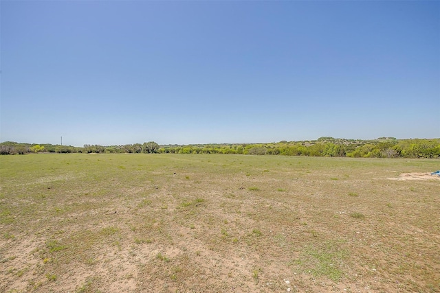 view of landscape featuring a rural view