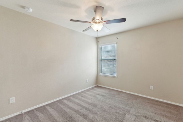 601 Wichita Trl, Mckinney, TX 75071 - empty room featuring ceiling fan, carpet floors, and baseboards