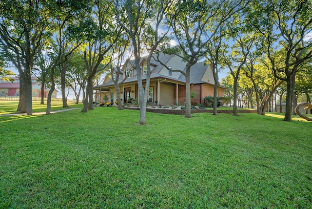 200 Leea Ln, Weatherford, TX 76087 - view of yard featuring a porch