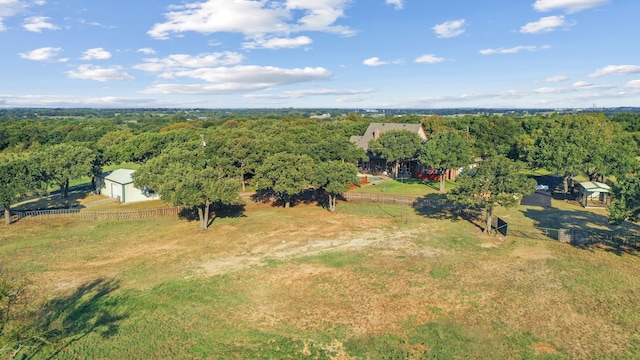 200 Leea Ln, Weatherford, TX 76087 - drone / aerial view featuring a rural view and a view of trees
