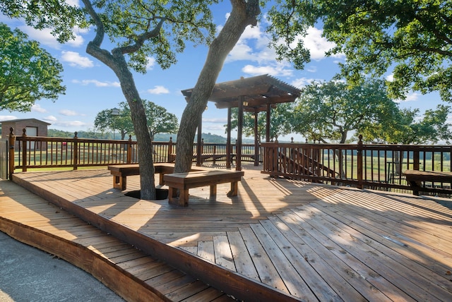 200 Leea Ln, Weatherford, TX 76087 - view of wooden terrace
