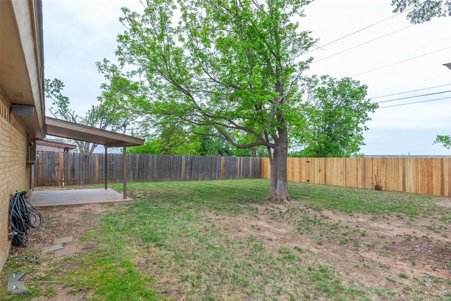 1026 Baylor St, Abilene, TX 79602 - view of yard featuring a patio and a fenced backyard