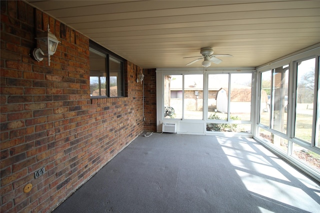 634 Ray Ave, Desoto, TX 75115 - unfurnished sunroom with a ceiling fan