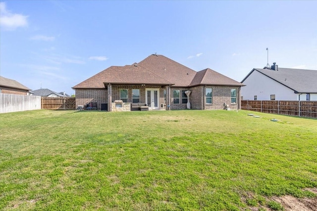 12409 Messer Ct, Fort Worth, TX 76126 - back of property featuring brick siding