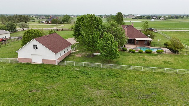 2176 English Rd, Rockwall, TX 75032 - aerial view featuring a rural view
