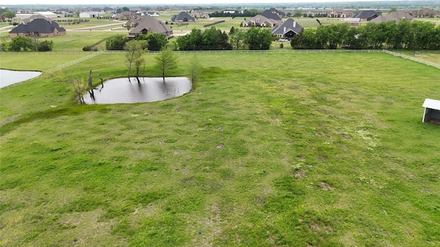 2176 English Rd, Rockwall, TX 75032 - exterior space with fence and a water view