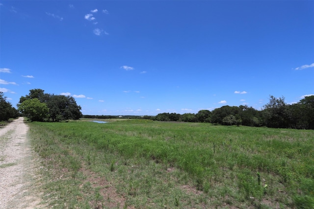view of landscape with a rural view