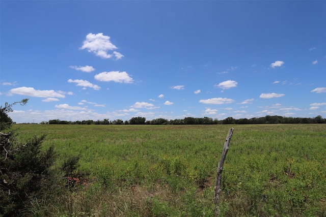 view of landscape with a rural view
