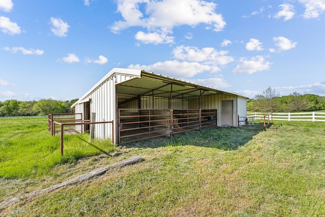 view of stable