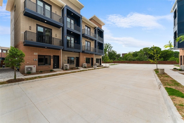 view of property with ac unit