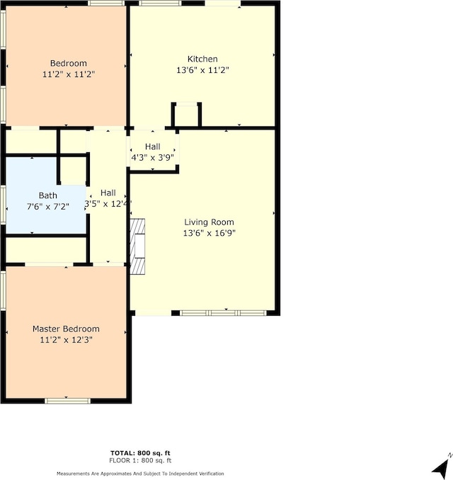 3717 Parkwood St, Waco, TX 76710 - floor plan