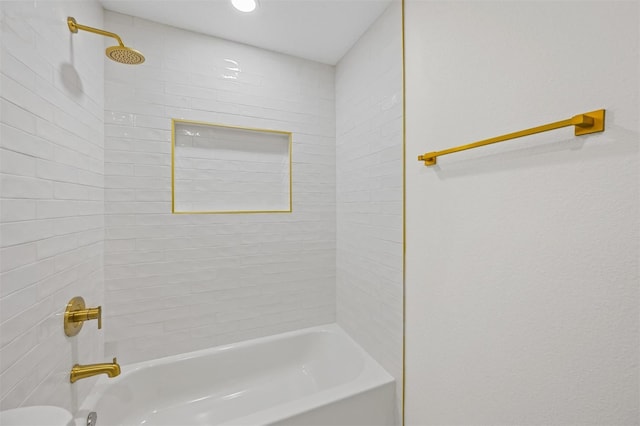 bathroom featuring tub / shower combination