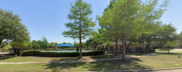 8411 Davis Dr, Frisco, TX 75036 - view of home's community with fence and a pool