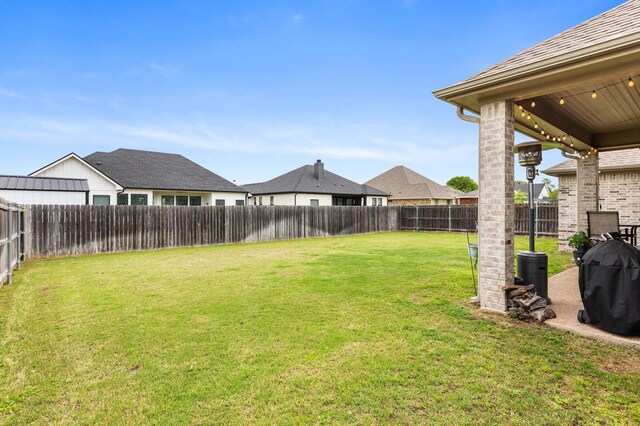 10009 Wildberry Dr, Waco, TX 76712 - view of yard with a fenced backyard