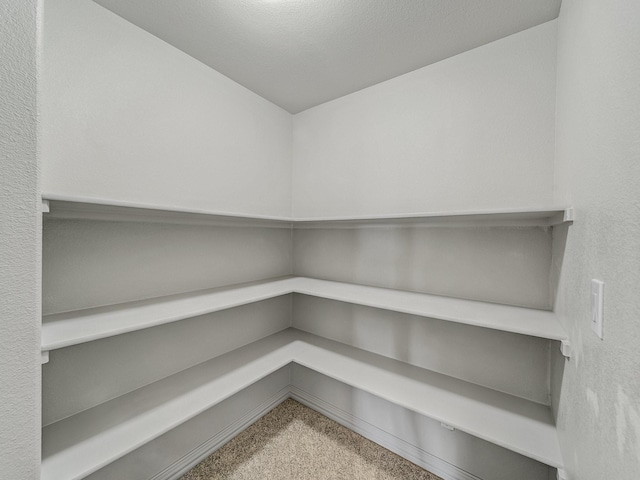 view of storage area