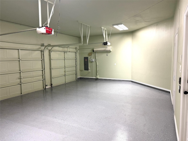 611 Twin Creek Dr, Allen, TX 75013 - garage with a garage door opener, electric panel, and baseboards