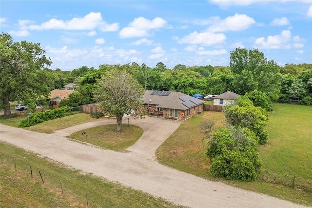6245 Century Dr, Kennedale, TX 76060 - bird's eye view featuring a view of trees