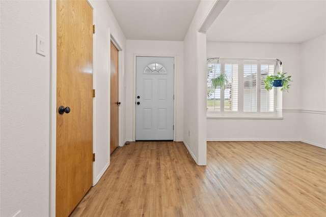 6245 Century Dr, Kennedale, TX 76060 - foyer with light wood-style flooring and baseboards