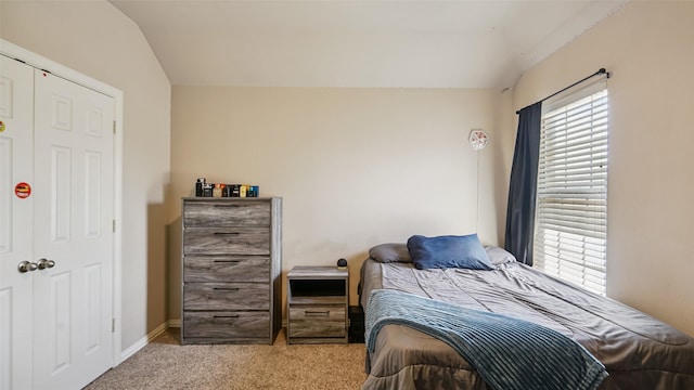 202 Beacon Hill Ln, Forney, TX 75126 - carpeted bedroom with lofted ceiling and baseboards