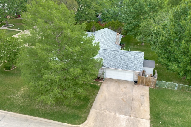 drone / aerial view