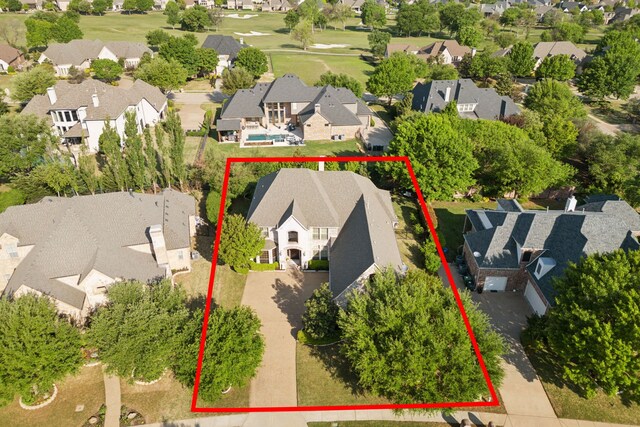 1191 Broken Bend Dr, Prosper, TX 75078 - aerial perspective of suburban area