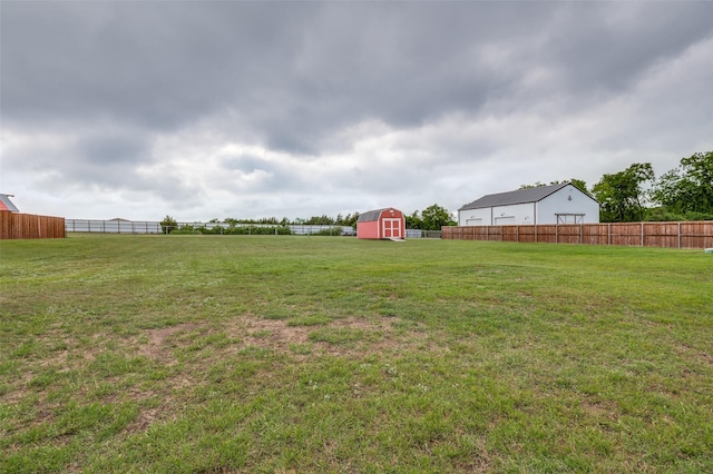 3451 Sudith Ln, Midlothian, TX 76065 - view of yard with an outbuilding and a storage shed