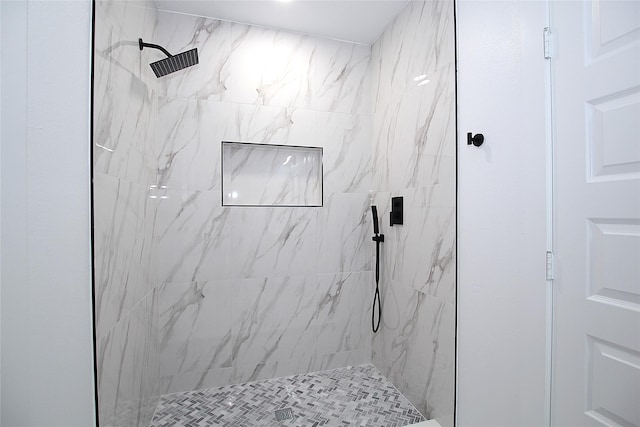2427 Costa Mesa Dr, Dallas, TX 75228 - bathroom with a marble finish shower