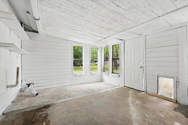 112 Bow Creek Cir, Red Oak, TX 75154 - unfurnished sunroom with lofted ceiling