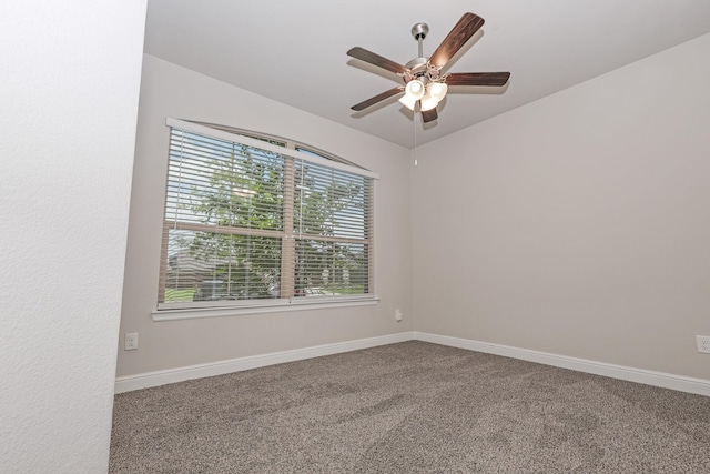 4125 Stockman Dr, Krum, TX 76249 - carpeted empty room featuring a ceiling fan and baseboards