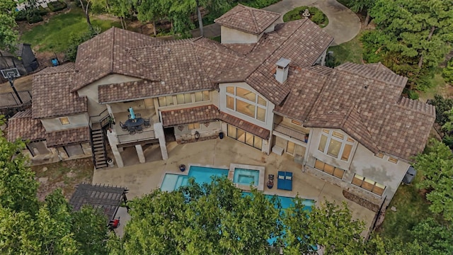 bird's eye view