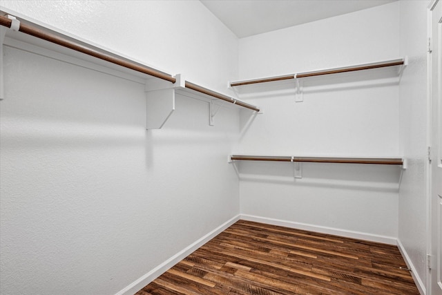 5208 Hidden Knolls Dr, Mckinney, TX 75071 - spacious closet featuring dark wood-type flooring
