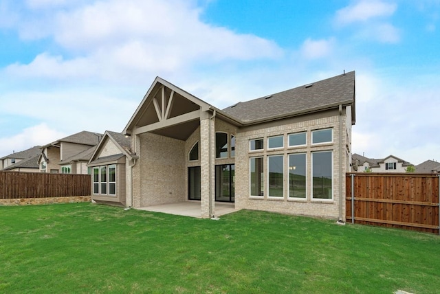 1006 Cascading Creek Dr, Rockwall, TX 75087 - back of house with a patio area and brick siding