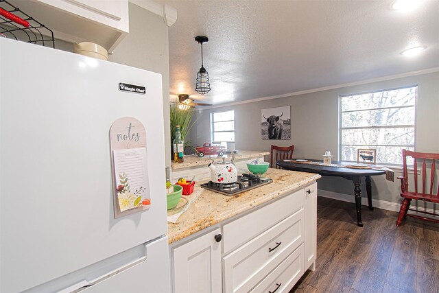 266 Yorkshire Dr, Gordonville, TX 76245 - bedroom with baseboards, wood finished floors, and a drop ceiling