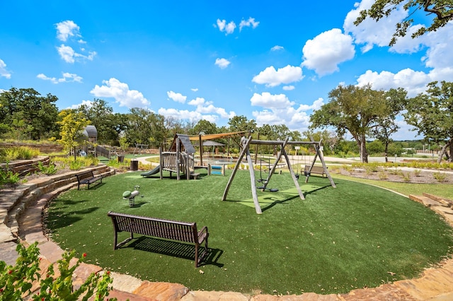 11721 Bull Creek Dr, Northlake, TX 76226 - communal playground featuring a lawn