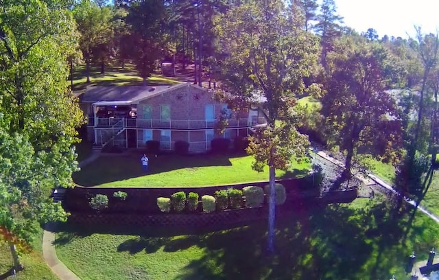 drone / aerial view