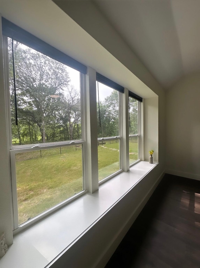 186 Vista Dr, Eustace, TX 75124 - interior space featuring baseboards and wood finished floors