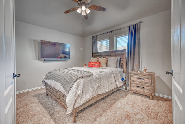 1023 Clydeview Rd, Forney, TX 75126 - bedroom featuring ceiling fan, carpet floors, and baseboards