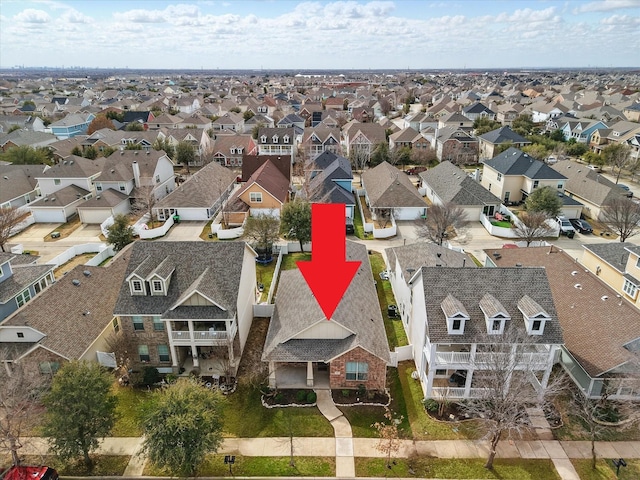 924 Charleston Ln, Savannah, TX 76227 - drone / aerial view with a residential view